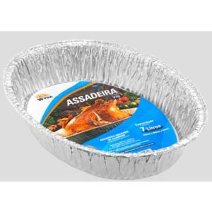 ASSADEIRA DE ALUMINIO OVAL 7L WYDA REFY70