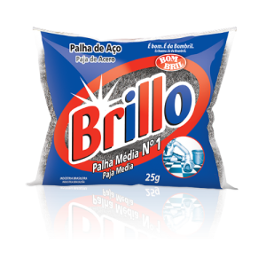 PALHA DE AÇO N01 BRILLO