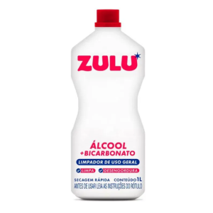 ALCOOL LIQUIDO C/ BICARBONATO 1L ZULU