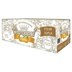 PAPEL TOALHA 2 DOBRAS FOLHA DUPLA SUPREME OUROPEL C/2000