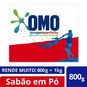 SABAO EM PO LAVAGEM PERFEITA 800G OMO