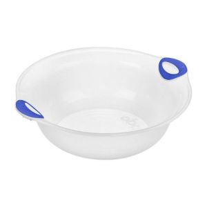 BACIA PLASTICO CRISTAL 7,2L SANREMO REF603